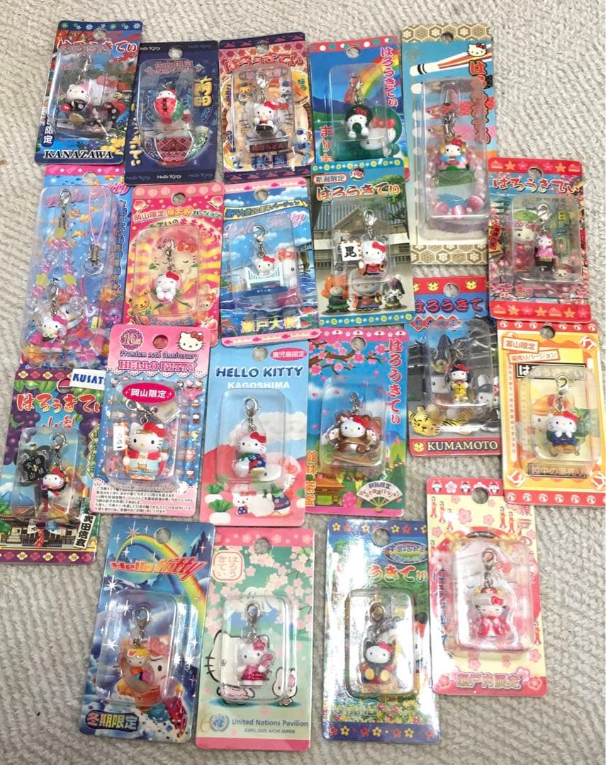 ファスナーマスコットご当地キティ