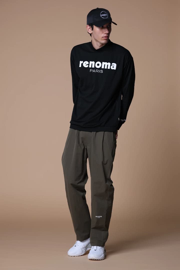 メンズウェア RENOMA GOLF BASIC LOGO MOCKNECK LS M