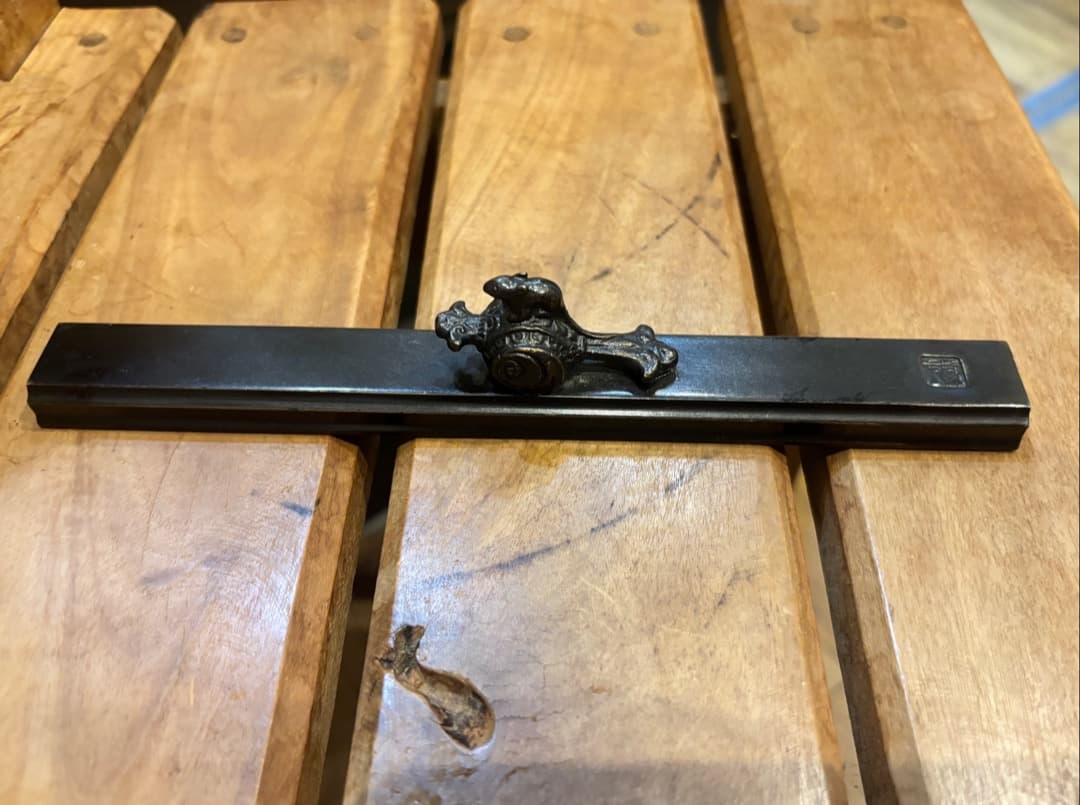 文鎮　高岡銅器　小槌　ねずみ　二上元威