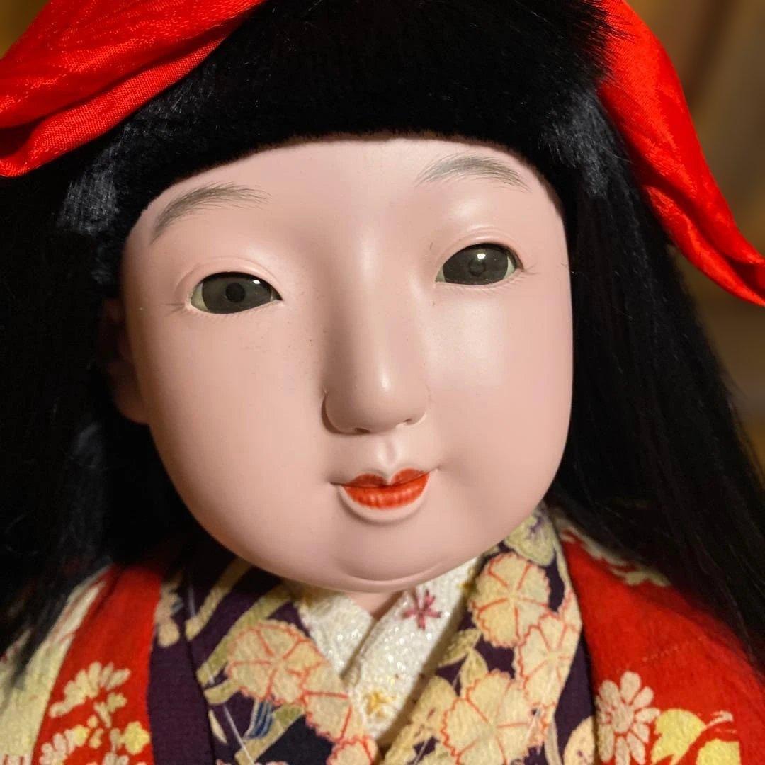 市松人形　１８号　６３ｃｍ　美しい女の子　修理済