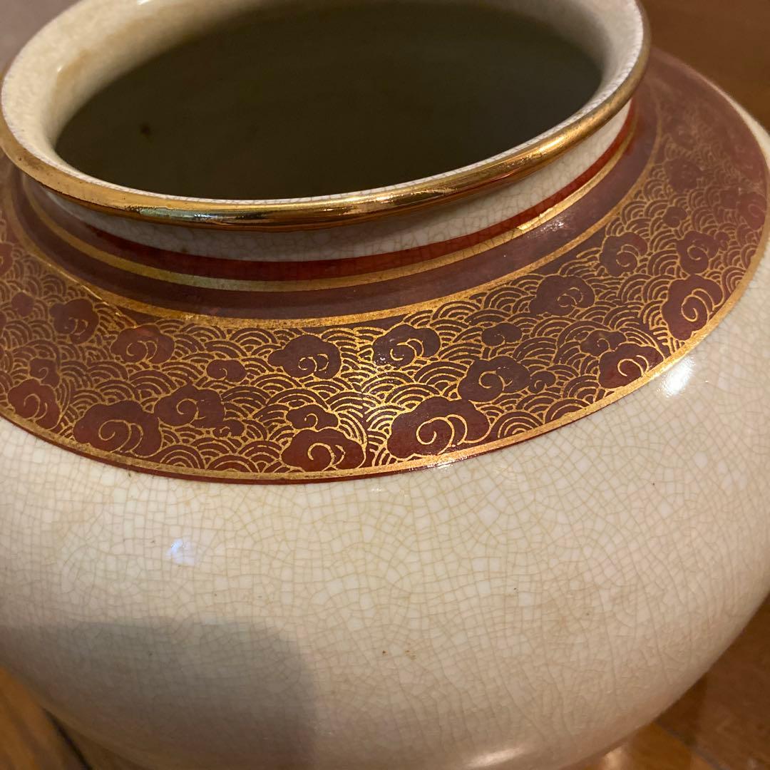 九谷焼　壺　花瓶　アンティーク