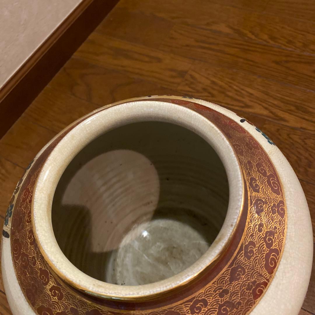 九谷焼　壺　花瓶　アンティーク