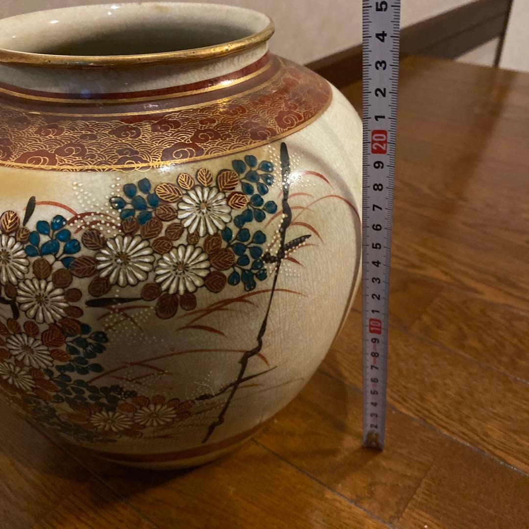 九谷焼　壺　花瓶　アンティーク