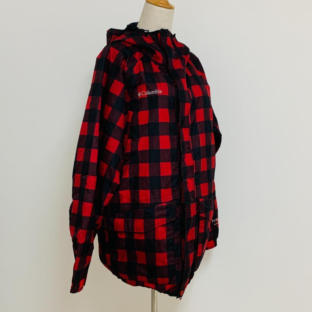 Columbia TITANIUM チェック柄 スノボ スキーウェア M 防寒