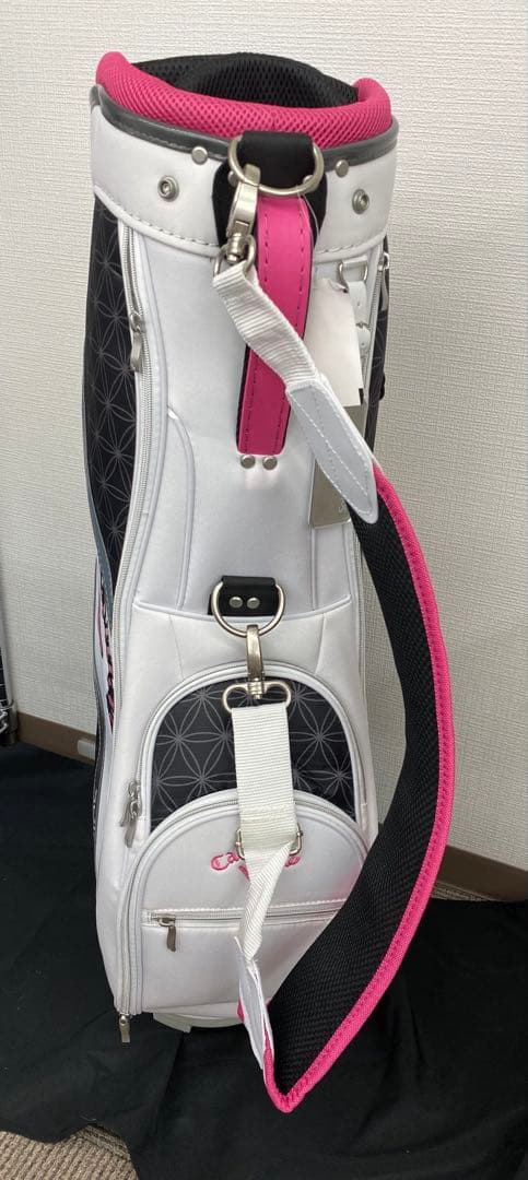 Callaway キャディバッグ ホワイト/グレー/ピンク