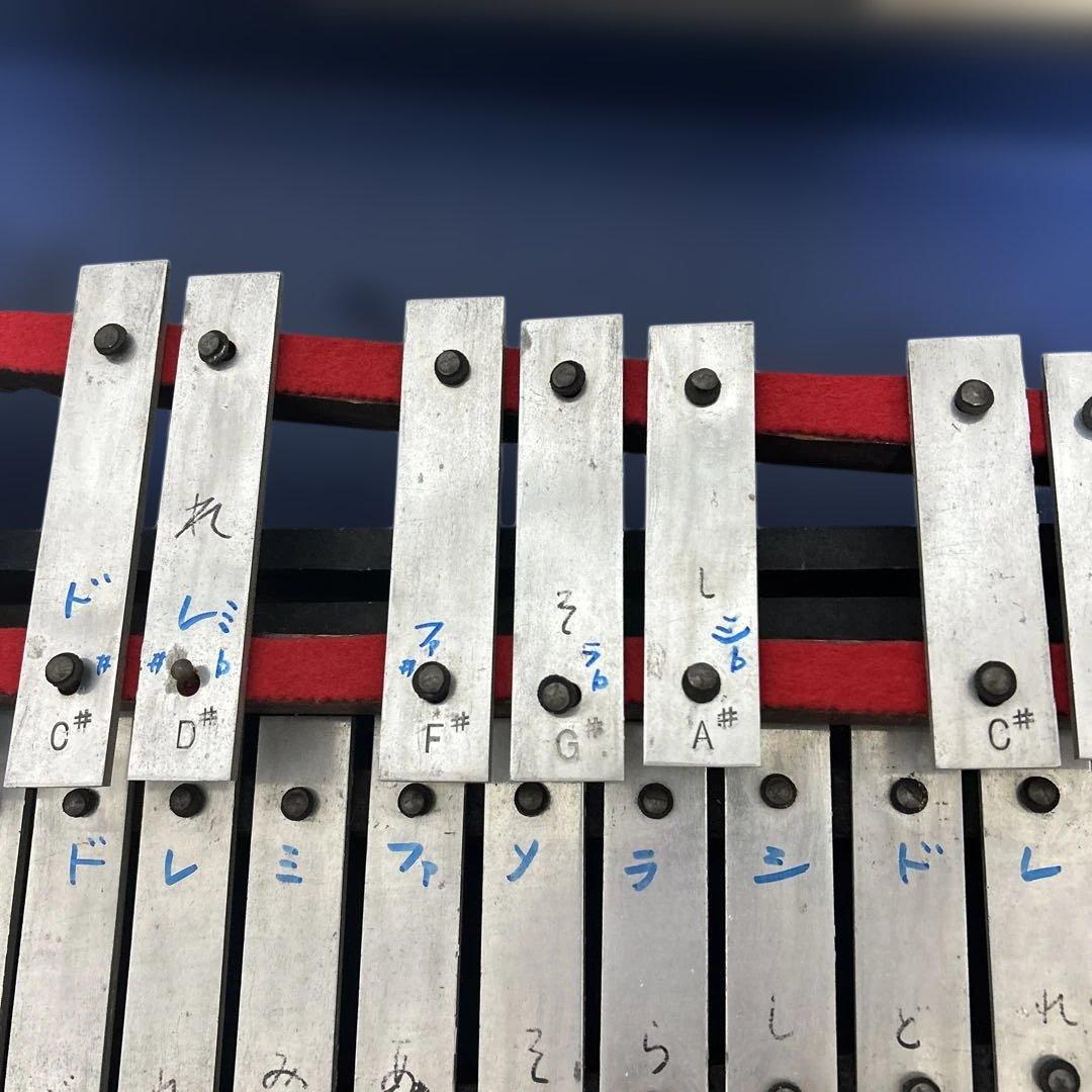 グロッケン 鉄琴　ハードケース 32音