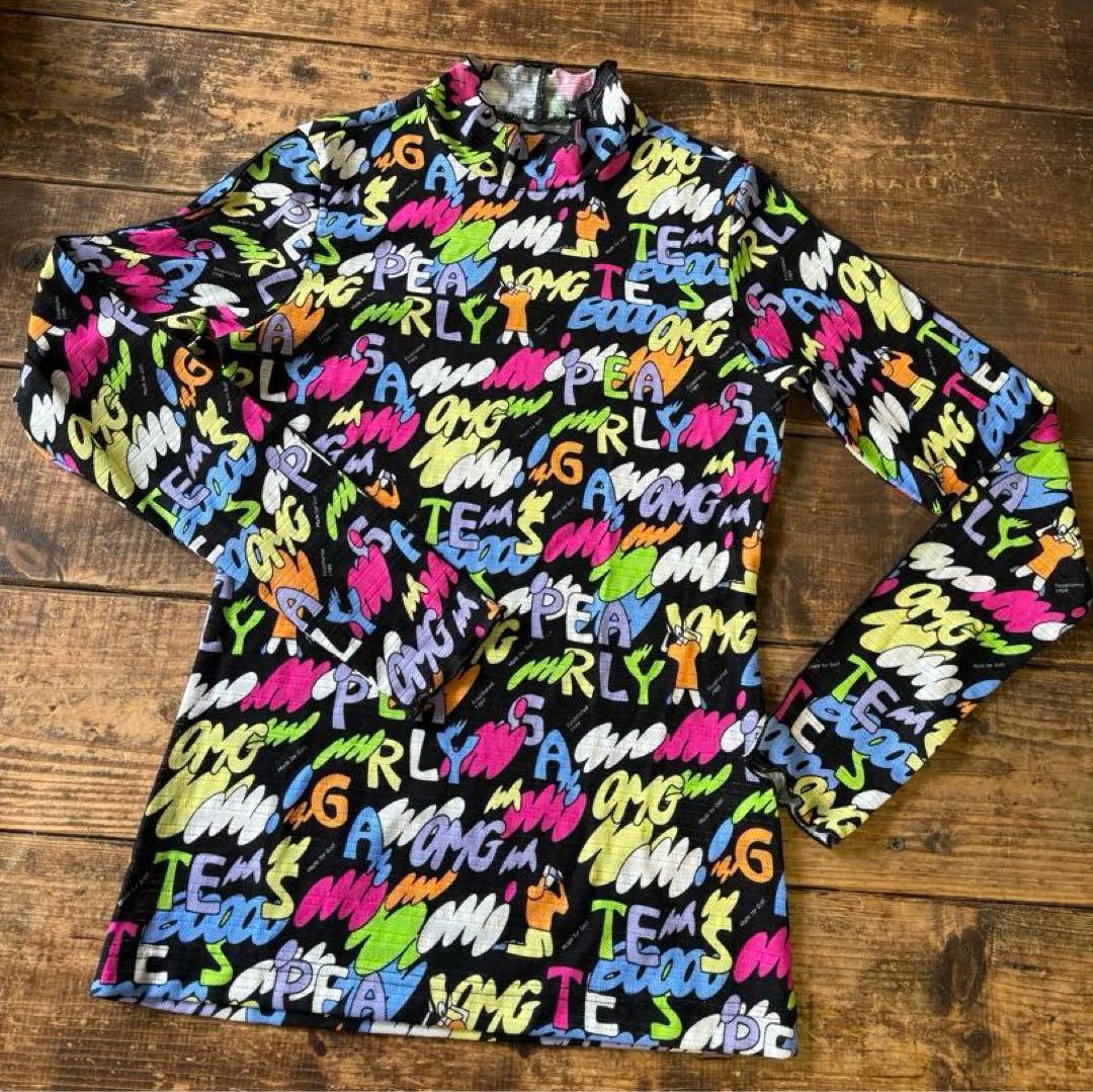 パーリーゲイツ　モックネックカットソー