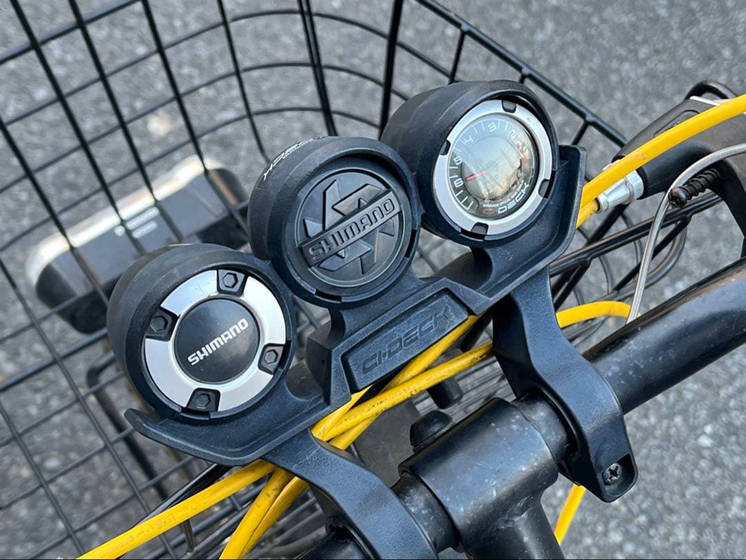 M*i様 中古LEDオートライト6段変速子ども自転車★22インチ★シルバー※配達