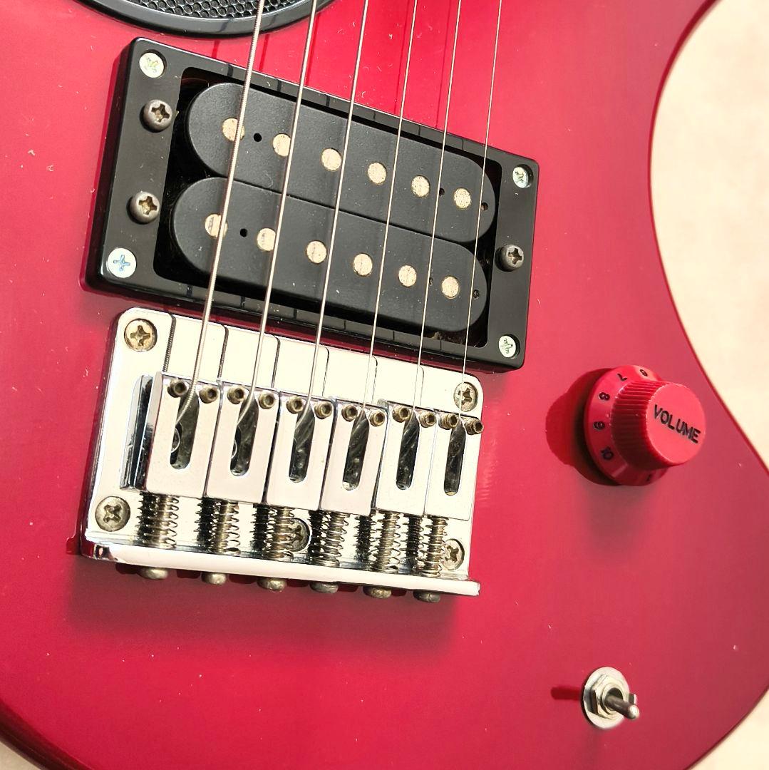 最終値下!【美品】ZO-3 レッド アンプ内蔵ミニギター ヘッドフォン端子付