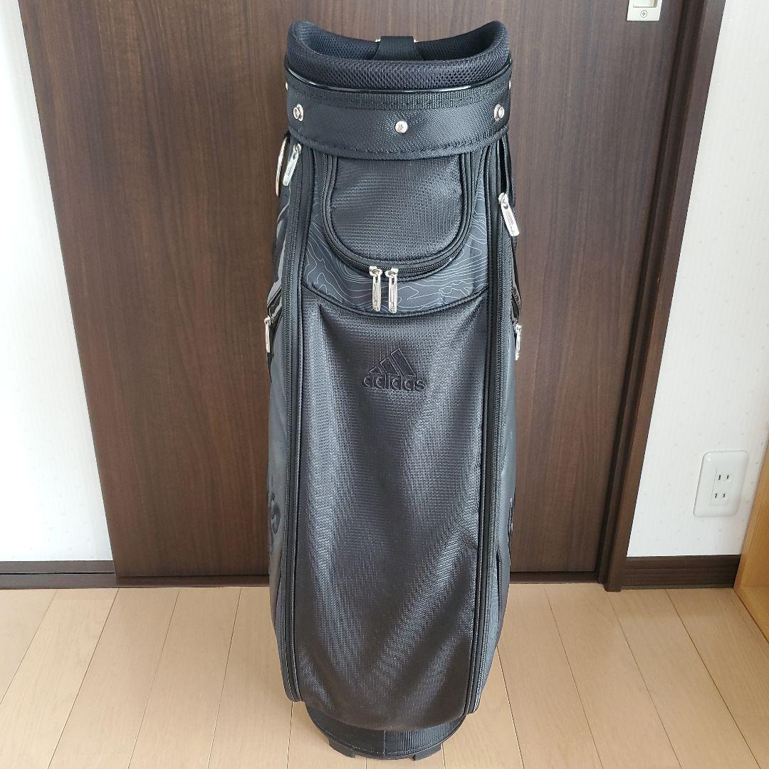 adidas ブラック キャディバッグ