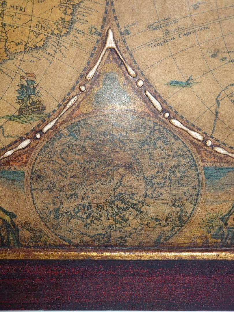 地球 地図 飾り ディスプレイ アンティーク レトロ ヴィンテー ビンテージ