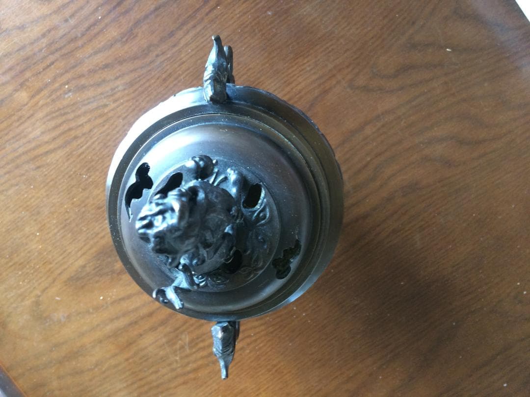 （値下げ） 茶道具 香爐 瑞峰作 青銅製 新品未使用