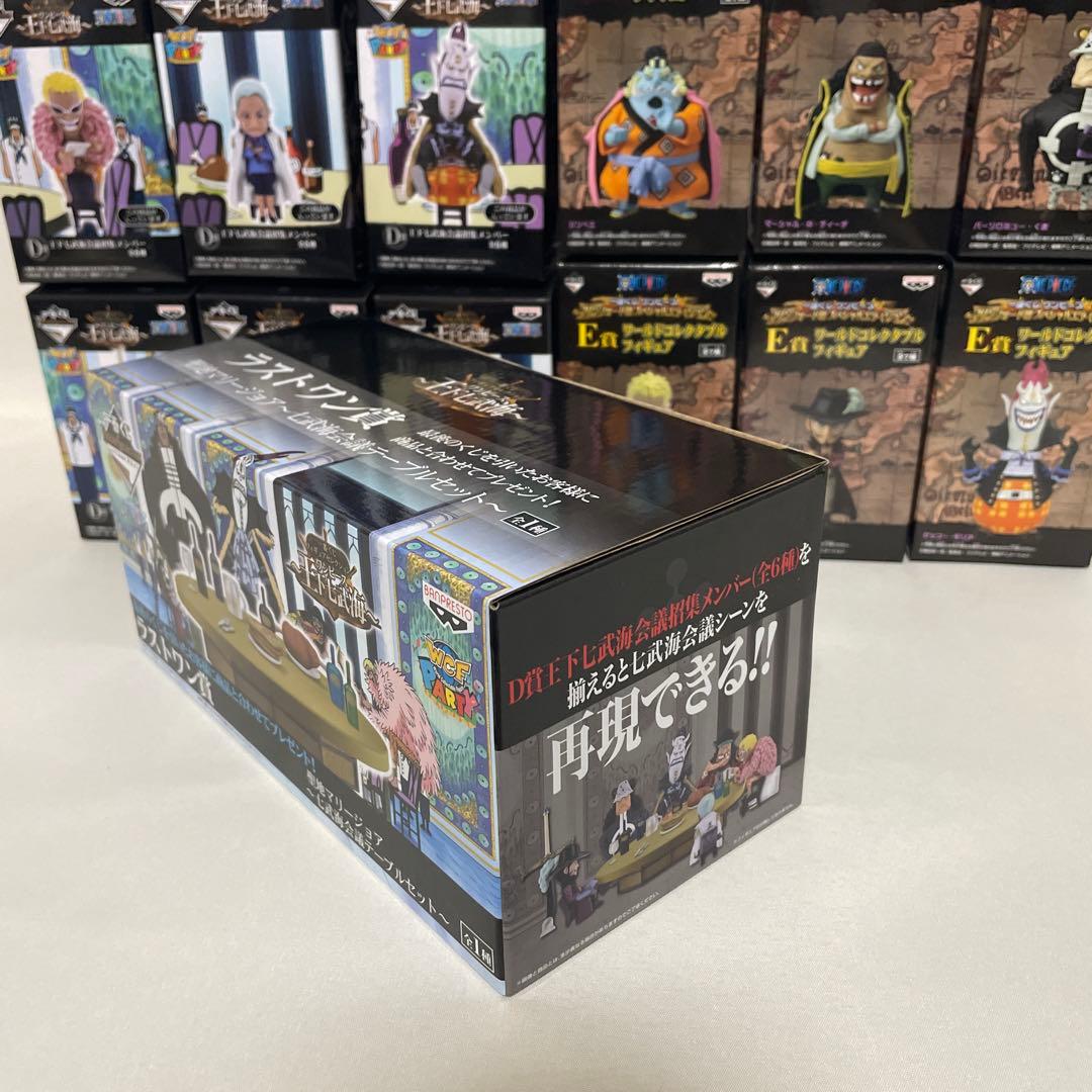 ワンピースワールドコレクタブルフィギュア　一番くじ　王下七武海セット