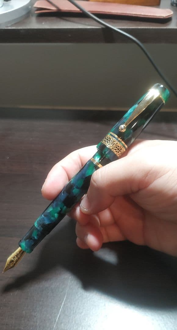 Pent 万年筆 ペント シンフォニー アダージオ エメラルド森の精霊 F細字