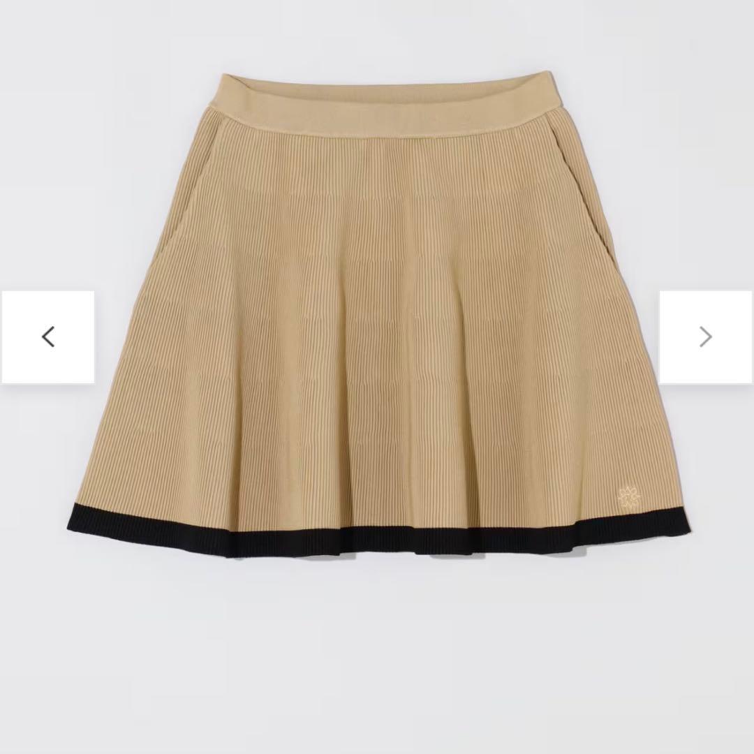 セントアンドリュース　レディースゴルフウェア　スカート　ベージュ