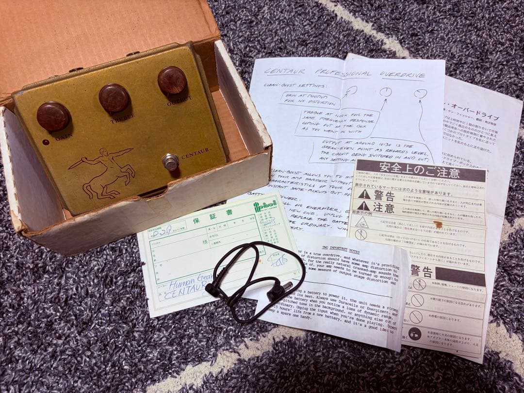 Klon Centaur Short Tail 付属品完備　おまけ付き