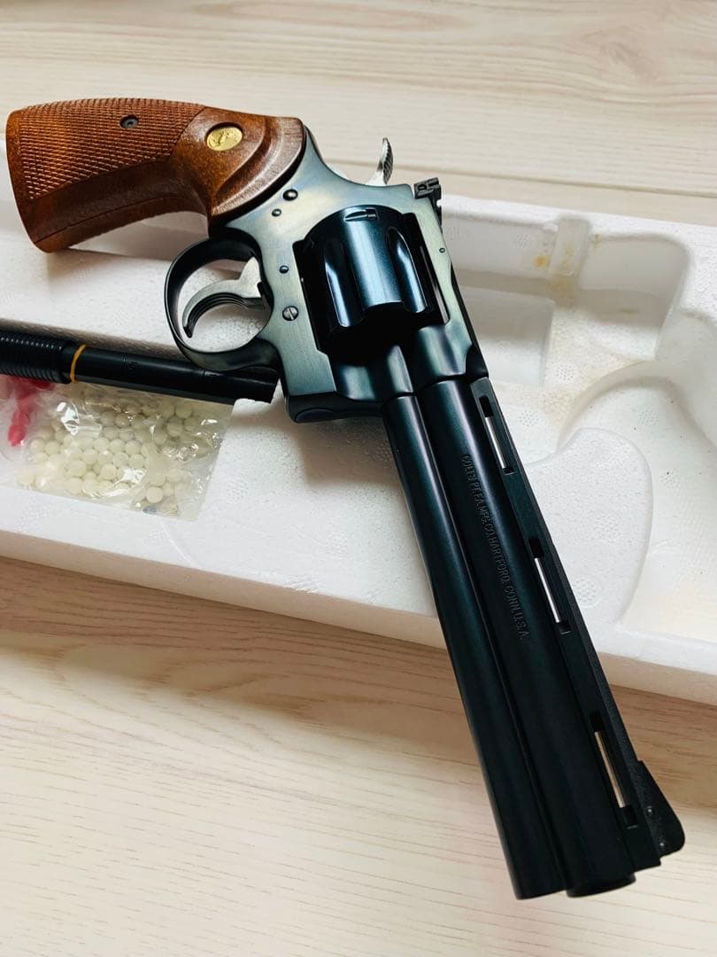 ①タナカ コルトパイソン　357 6インチ Rモデル　　 ヘビーウェイト