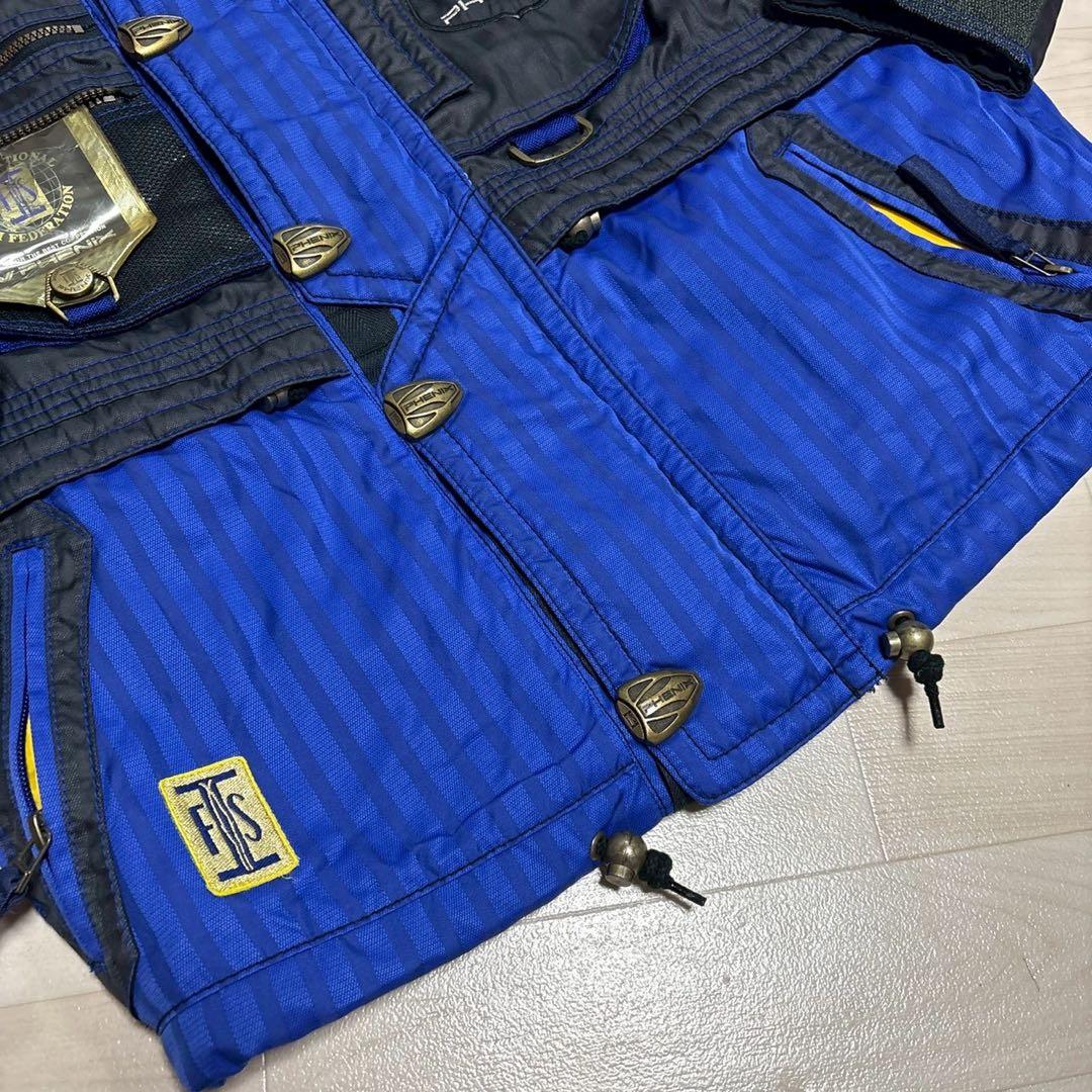 PHENIX スキーウェア 青/黒 フード付き　M 送料無料