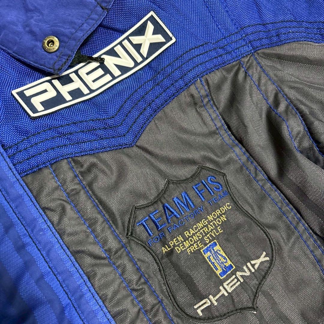 PHENIX スキーウェア 青/黒 フード付き　M 送料無料
