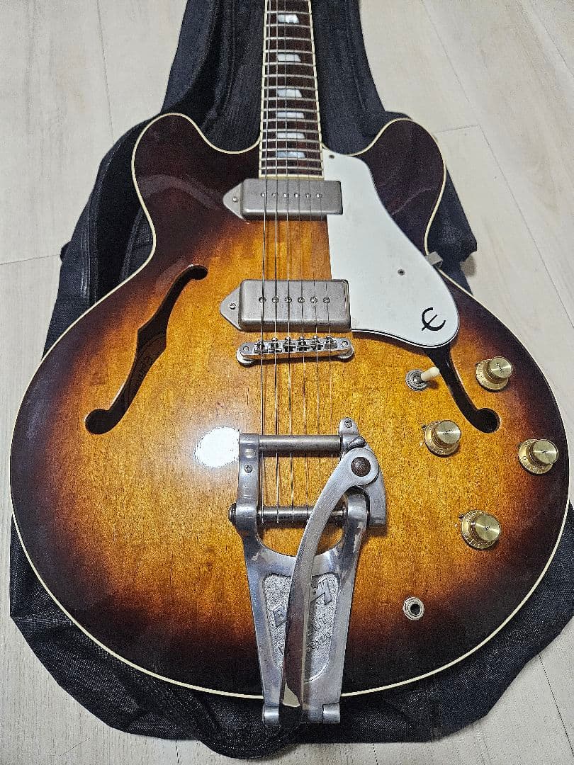 超希少OASISボーンヘッド同型寺田製87年初年度EpiphoneCasino