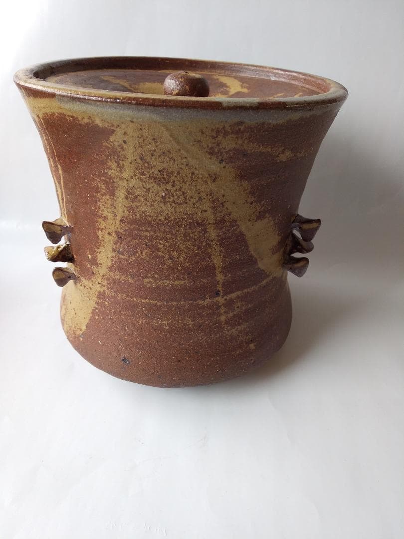 水指 小糸焼 飛騨小糸窯 長倉三朗 作 共箱 栞 茶道具 茶器 逸品 美品 です