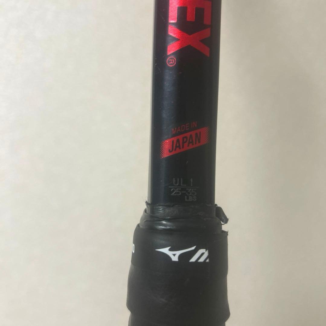 ソフトテニスラケット ジオブレイク80V ブラック/レッド