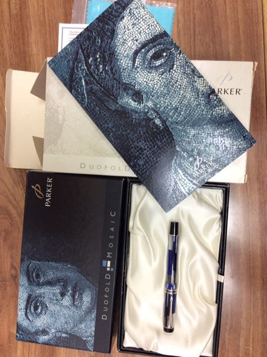 パーカー万年筆デュオフォールド モザイク