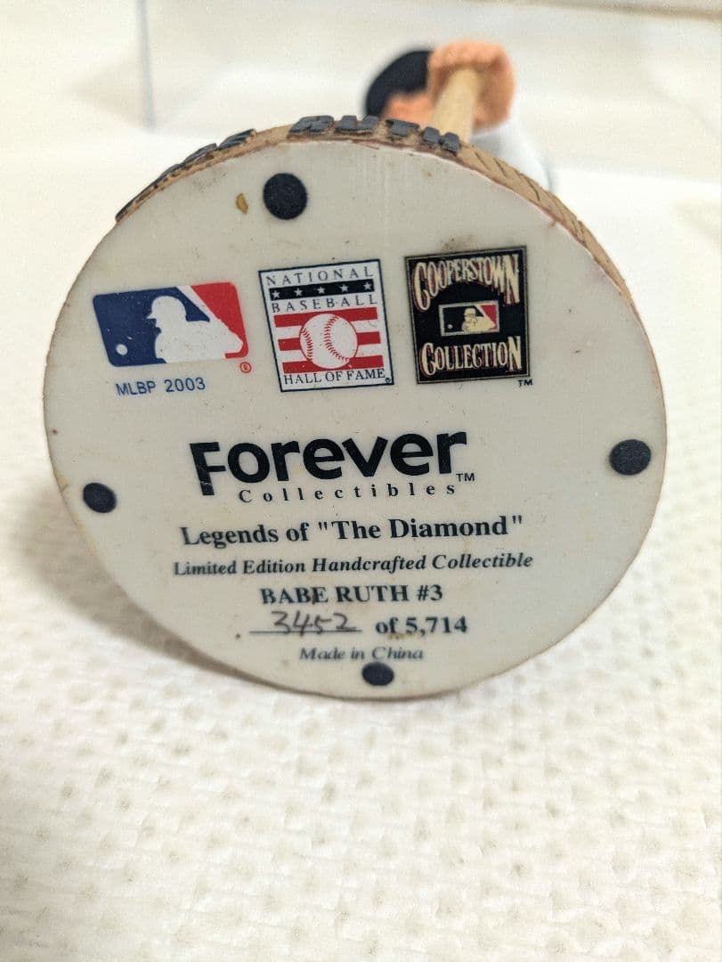 ベーブ・ルース　ボブルヘッドフイギュア