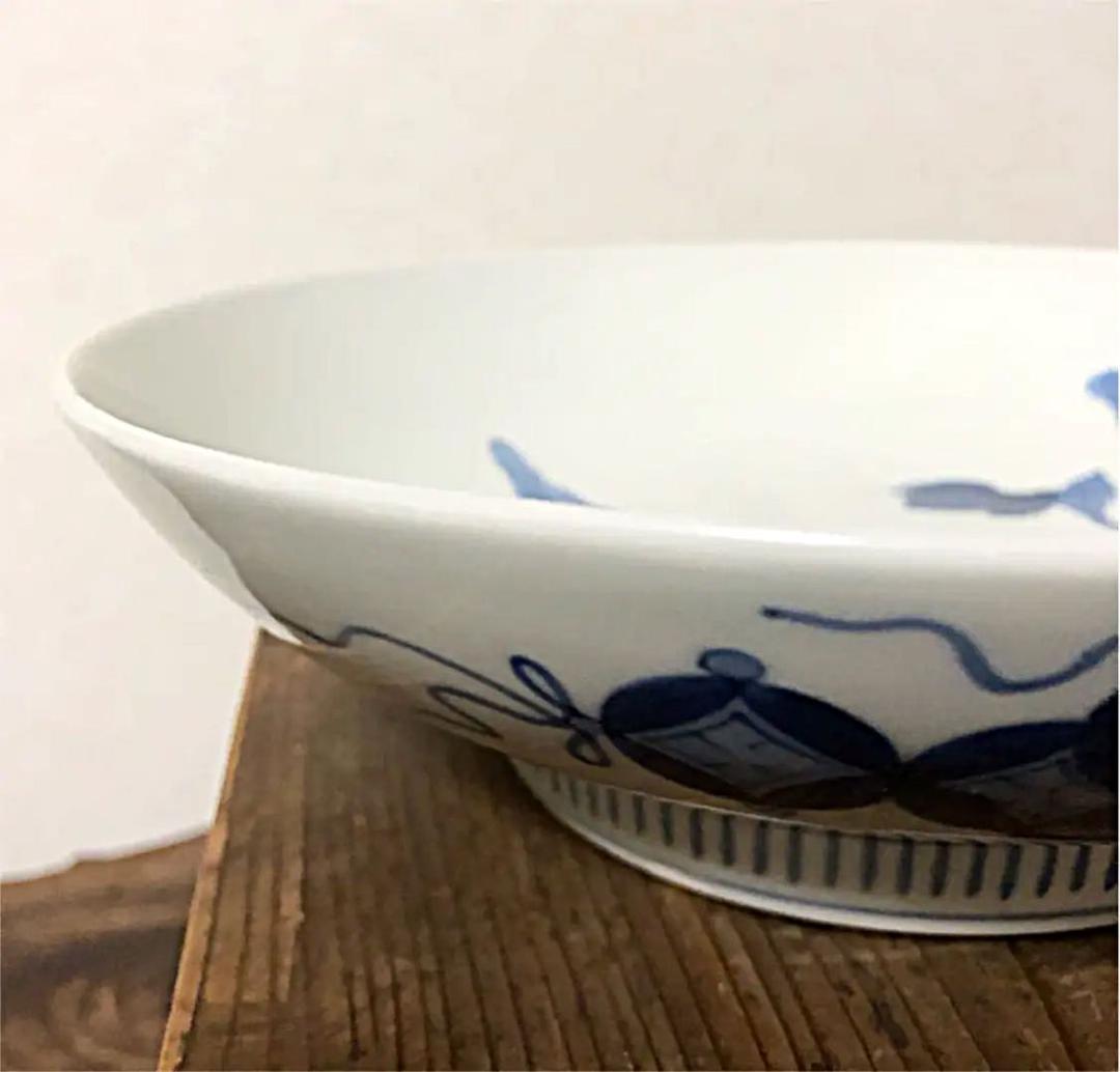 時代 鍋島焼 鍋島藩 染付け 草花紋