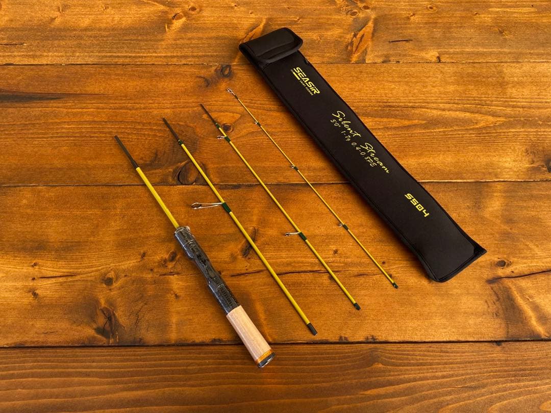 4ピース　パックロッド　トラウトロッド　山女魚　岩魚　コンパクトロッド　渓流釣り