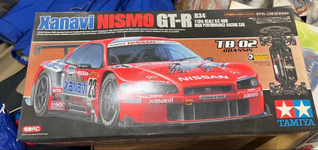 ⭐タミヤ⭐TG10-Mk.2SG Xanavi Nismo GT-R (R34)
