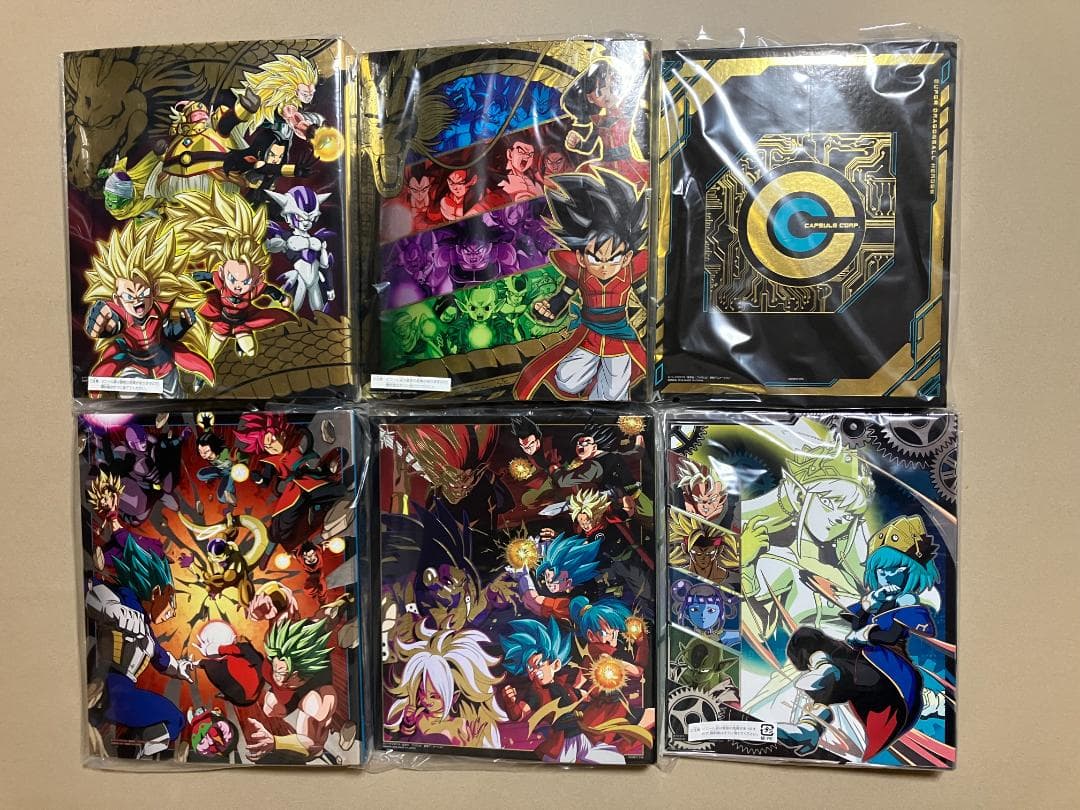 スーパードラゴンボールヒーローズ　JM2　未使用公式バインダー6冊　リフィル付き