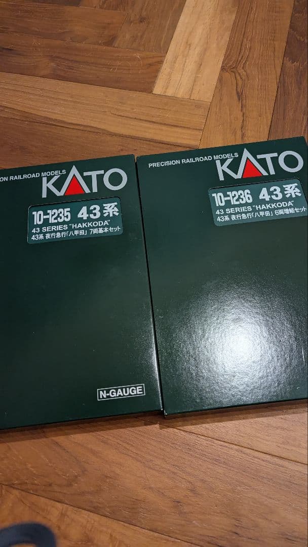 KATO 10-1235,1236 43系夜行急行「八甲田」7両基本と6両増結