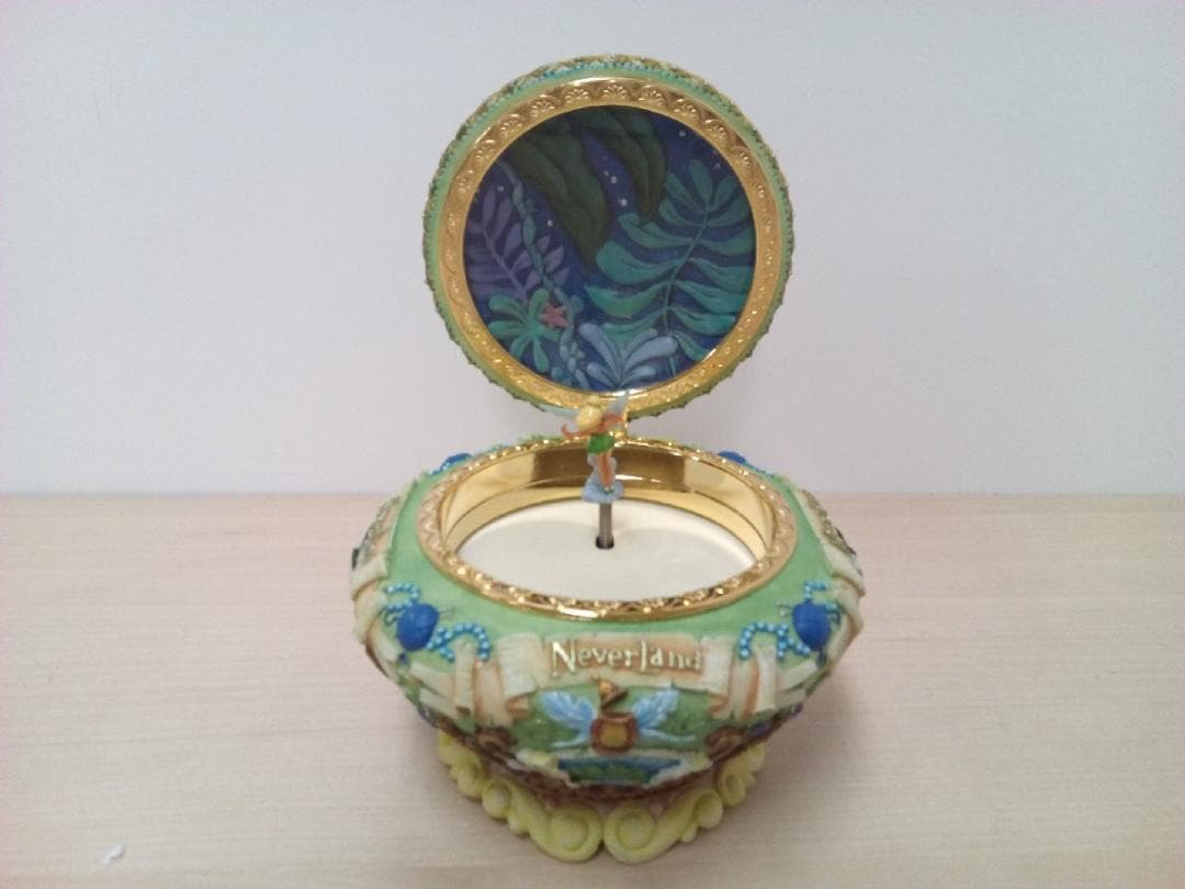 ディズニー オルゴール ネバーランド ティンカーベル ユーキャンフライ希少