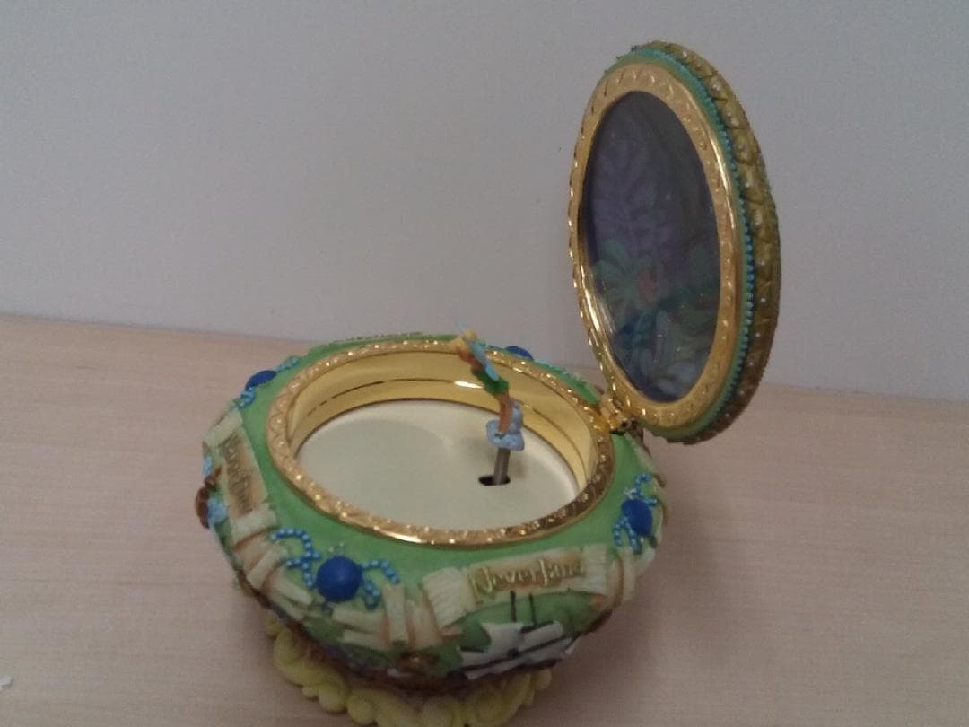 ディズニー オルゴール ネバーランド ティンカーベル ユーキャンフライ希少