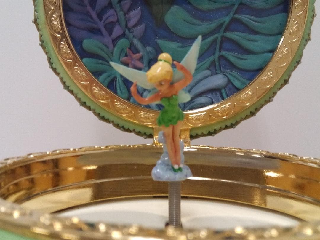 ディズニー オルゴール ネバーランド ティンカーベル ユーキャンフライ希少