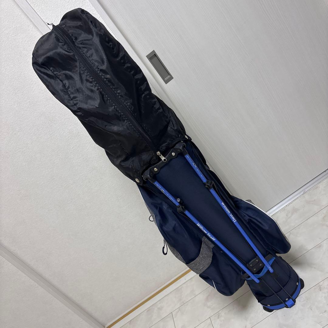 美品軽量 WILSON ウィルソン NEXUS3 スタンドキャディバッグ9.5型