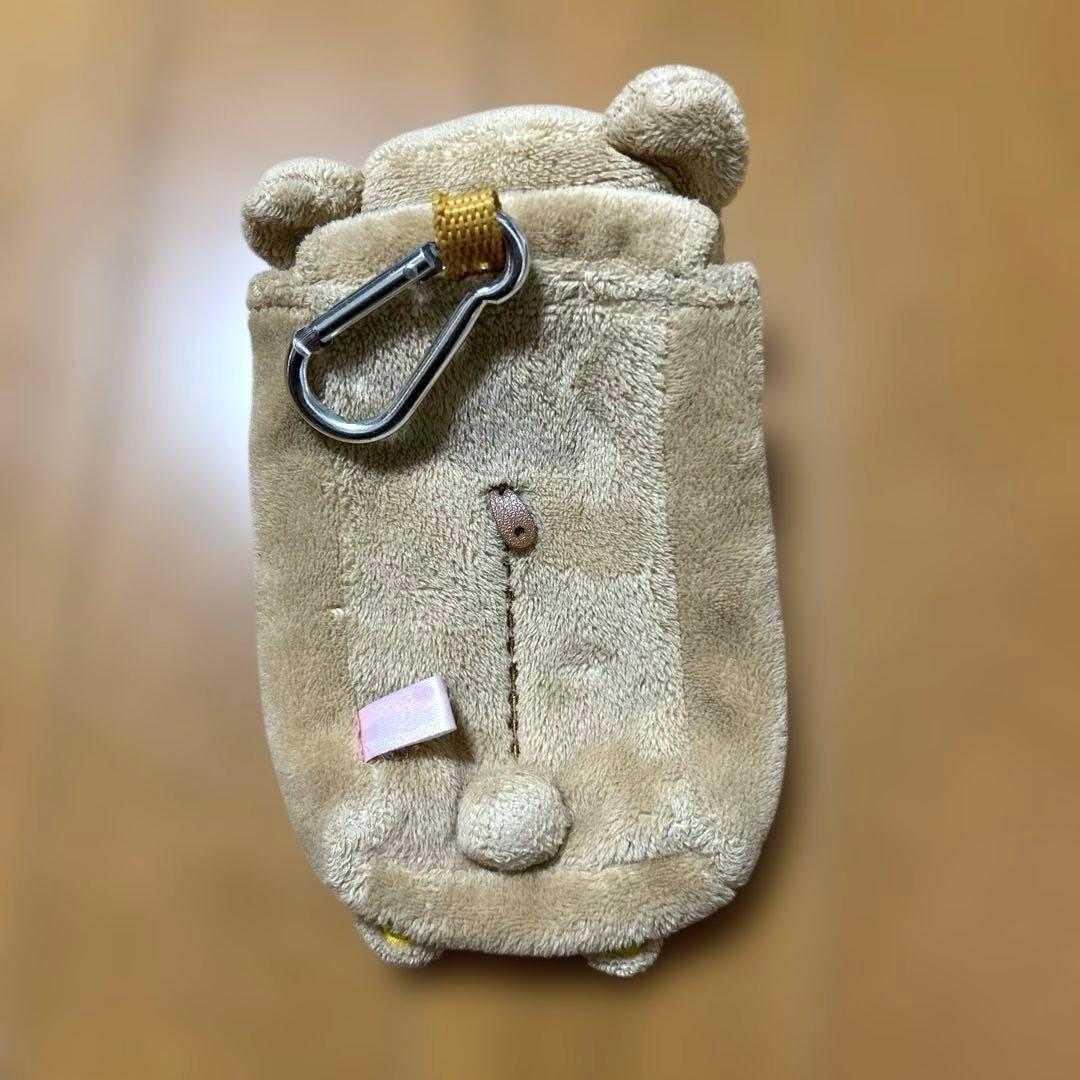 リラックマ　カラビナ付き　ぬいぐるみポーチ