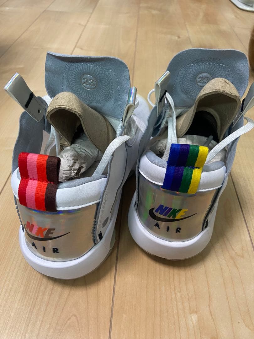 ナイキエアジョーダン　XXXIV ホワイトメタルシルバー