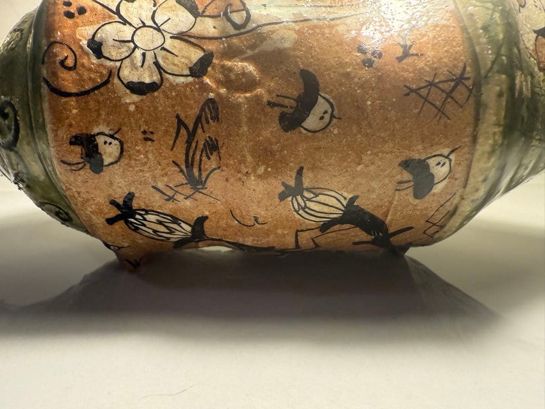 池田省吾 作　陶製喫煙パイプ 25cm