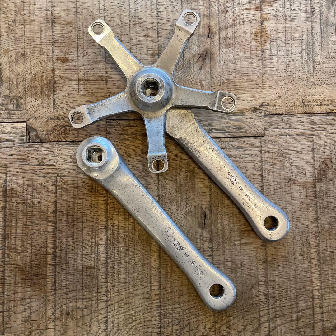 suntour superbe pro クランク　167.5 njs