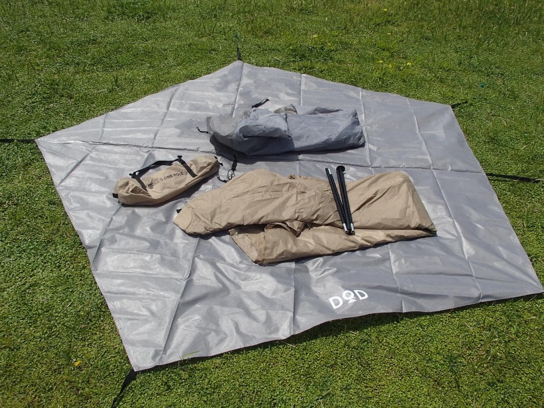 DOD ライダーズワンポールテント 2ルーム 1人用