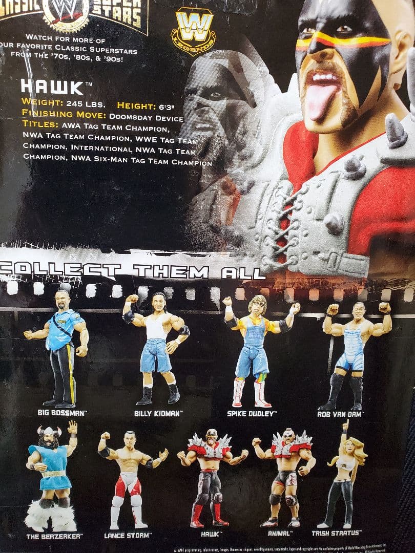 ホークウォリアーWWEプロレスフィギュア