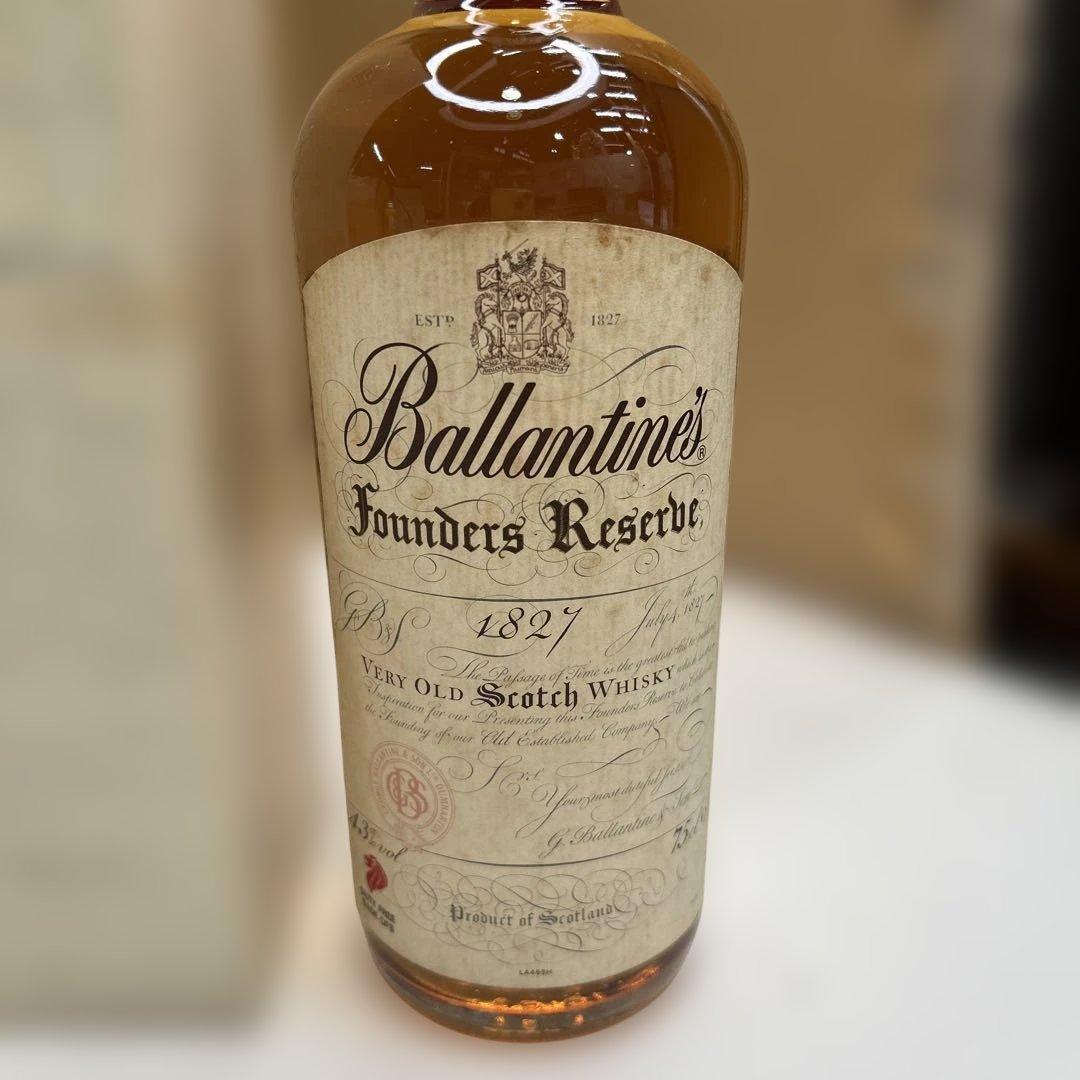 6540【未開栓】Ballantine's Founders Reserve