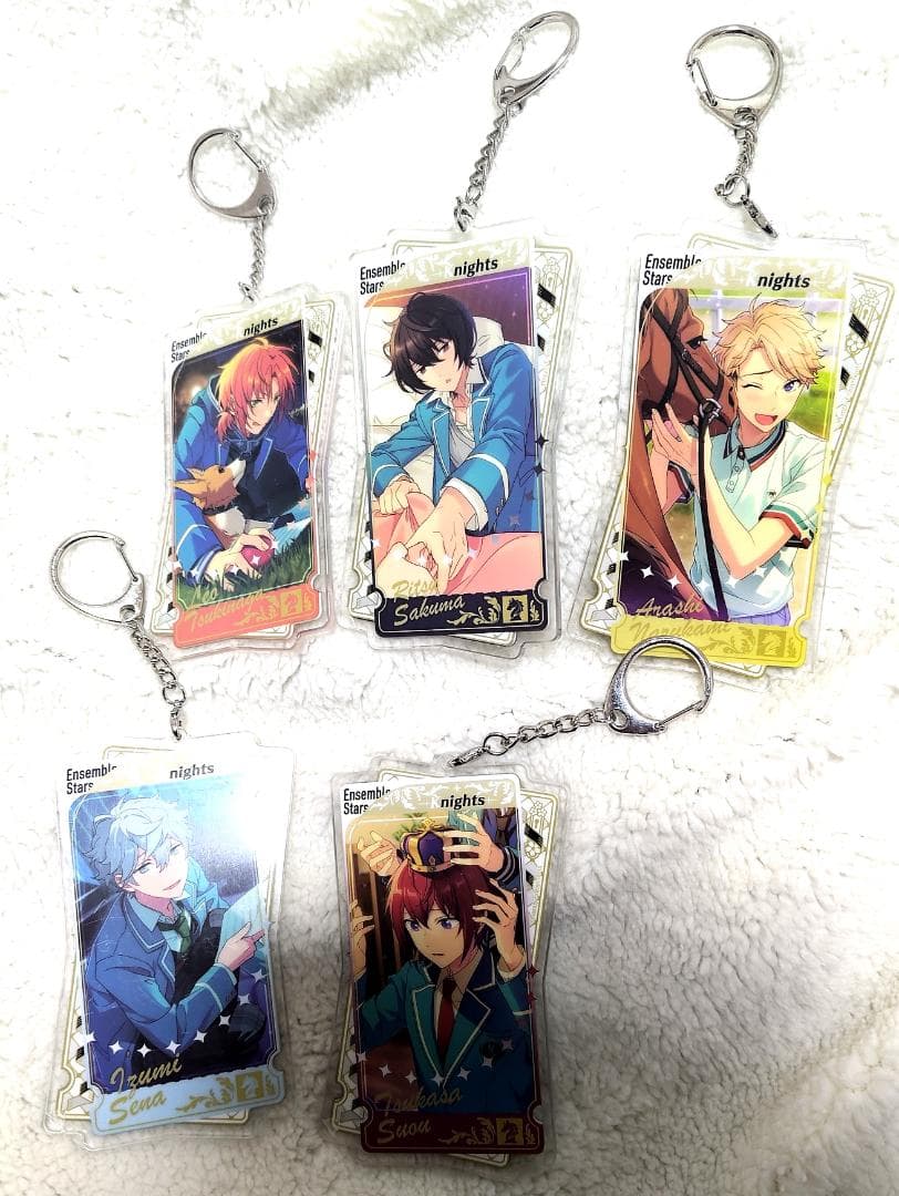 あんスタ 中国 両面アクキー 凛月 司 レオ 泉 嵐　Knights