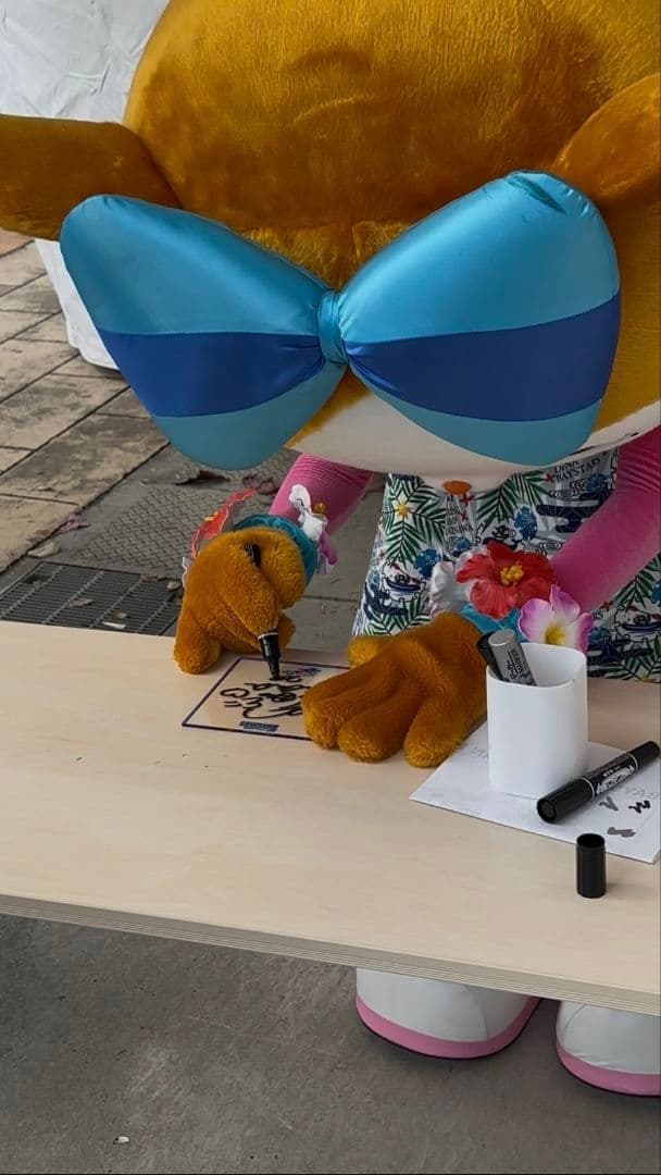 ベイスターズ　スターマン　キララ　直筆サイン入りアクリル色紙　プロマイド2枚付き