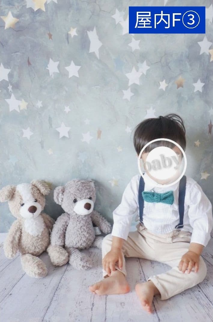 背景布　【　屋内G　】　サンプル　ニューボーンフォトなどに♪