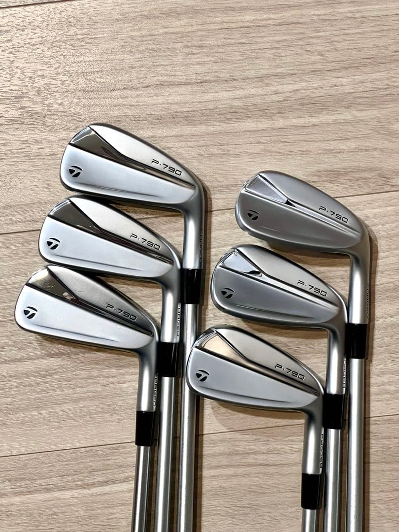 美品）テーラーメイドP790：2021アイアン(5~Pw) KBS Cテーパー