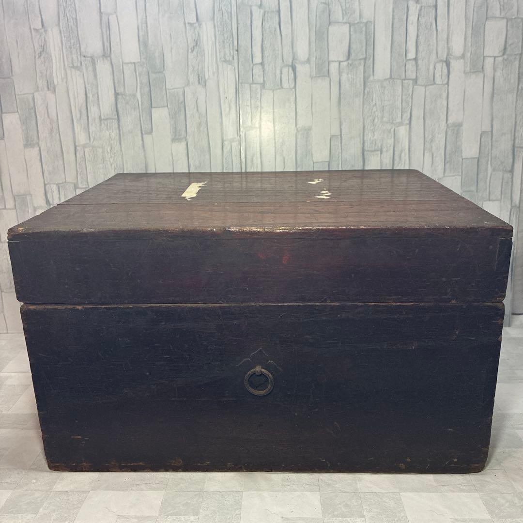 古道具 小物入れ 引出し 骨董 明治 当時物 時代物 木製 レトロ 鍵なし