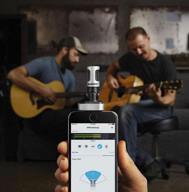 新品 シュア Shure MV88 iPhone iPad コンデンサーマイク